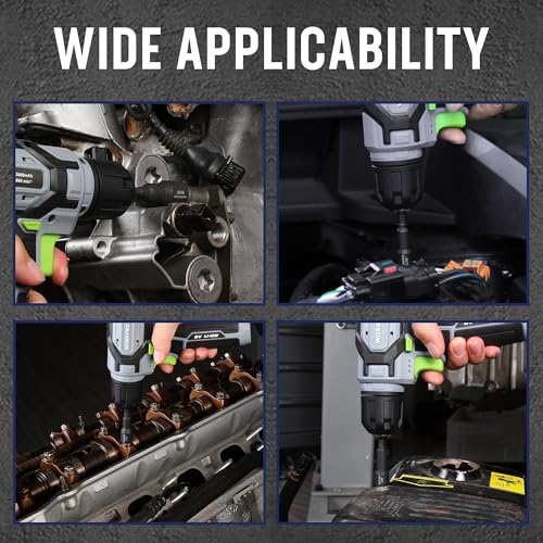 WORKPRO 6 PCS Magnetic Nut Driver Set, 1/4" Hex Shank, CR-V Steel, SAE - size: 6PCS Magnetic Nut Driver Set