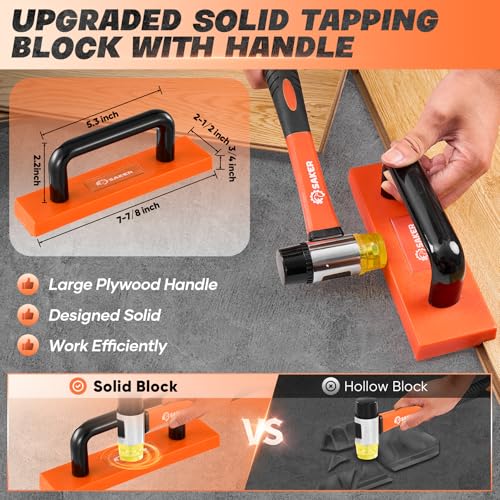 Saker Laminate Flooring Tools, 65-Piece Wood Flooring Installation Kit