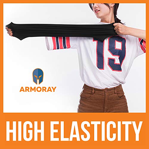 ARMORAY Neck Gaiter Face Mask - 4 Pack Reusable & Washable Cloth Face Cover - color: Black + Gray (4 Pack)