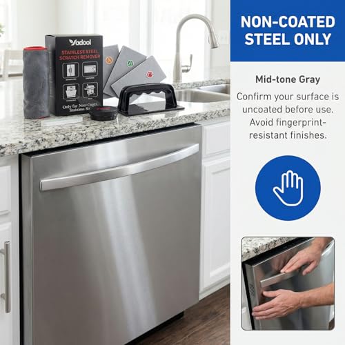Stainless Steel Scratch Remover Kit for Sinks & Appliances - size: 0.53 Fl Oz (Pack of 2)