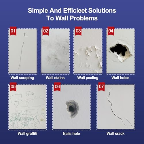 BONCART 8.6Oz Drywall Patch Repair Kit – Professional All-in-1 Tool Set