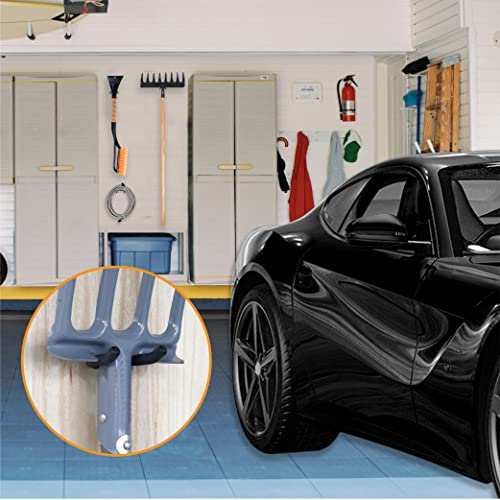 HUHOLE 6 Pack Screw in U Hooks Garage Storage Organizers - style: HD U Hook 6PC