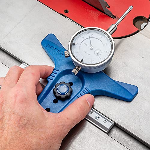 Rockler Table Saw Alignment Gauge with Precision Dial Indicator Tool