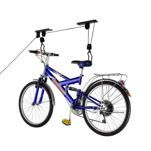 RAD Sportz Bicycle Hoist Quality Garage Storage Bike Lift with 100 lb Capacity Even Works as Ladder Lift Premium Quality - size: 1-Pack