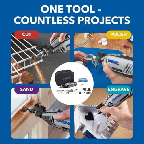 Dremel 4300-5/40 Rotary Tool Kit with Pivot Light and 40 Accessories - style: 45 Piece Kit