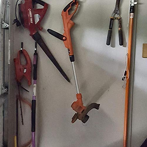 Garage Storage J Utility Hook, 8 Pack Heavy Duty Wall Mounted Hanging Hooks Organize Garden Tools, Gym Bags, Stroller, Toy,Power Tool - size: 3.5inch