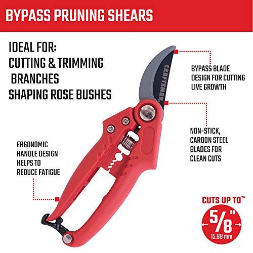 CRAFTSMAN CMXMKIT0170 Tree & Shrub Pruning Set with Bypass Pruning Shears, Bypass Lopper and Folding Pruning Saw - style: Tree & Shrub Pruning Set