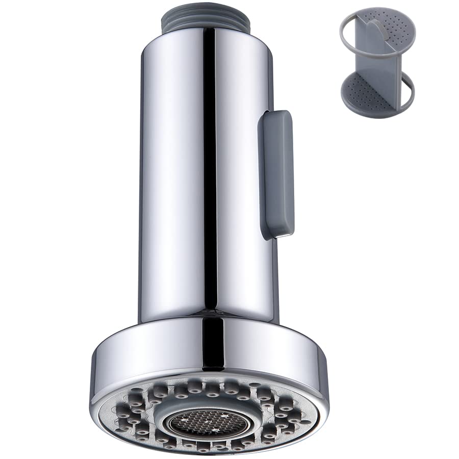 Angle Simple Faucet Head Replacement, Kitchen Sink Sprayer, Chrome - color: Chrome