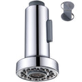 Angle Simple Faucet Head Replacement, Kitchen Sink Sprayer, Chrome - color: Chrome