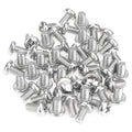 55 Pieces M5 x 8mm Machine Screws, Thread Pitch 0.8mm, Sutemribor M5 Phillips Pan Head Machine Screws, 304 Stainless Steel, Fully Threaded, Silver - size: M5 x 8mm, style: Phillips Pan Head
