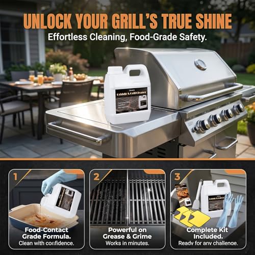 Flat Top Griddle & Grill Cleaner Kit, 67.6fl.oz