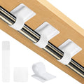 Cable Management Under Desk Detachable Cable Straps, White, 20 Pack - color: White