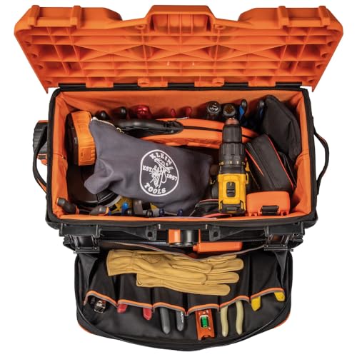 Klein Tools 55473RTB Rolling Tool Bag, Tradesman Pro Tool Master, 250lbs Load Rated