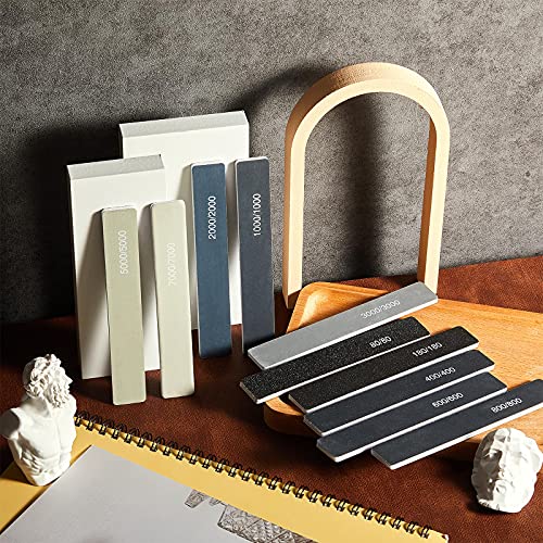 Honoson 20 Pcs Sanding Sticks Model, Low Grits Rating, Classic Style - style: Classic Style