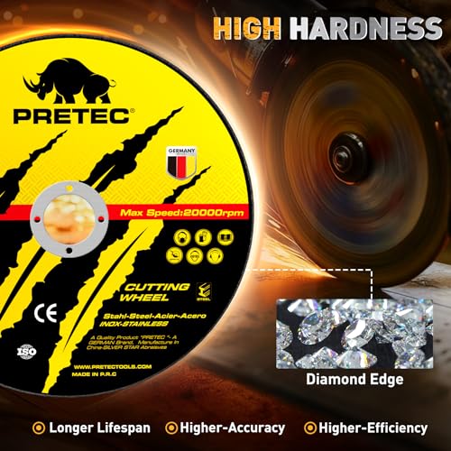 3 Inch Cut Off Wheels, 100 Pack Metal and Stainless Steel Cutting Wheel
