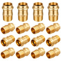 16 Pack 3/4" Press x 3/4" MIP Brass Press Fittings - color: Mip, size: 0.75 Inch