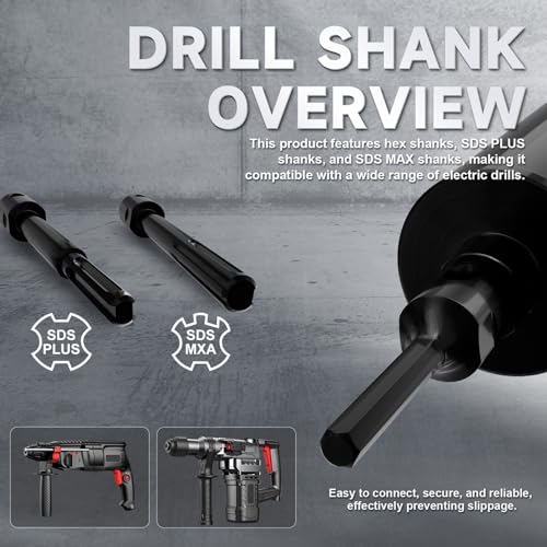 Diamond Core Drill Bit 3"(76mm) with Pilot Bit & Adapters (SDS Plus & Hex) – Upgraded Welded Segments, 8.6" Depth – for Concrete, Solid Brick, Hollow Brick, Masonry & More - size: (3"/76mm)