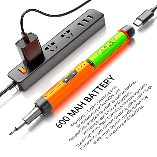 ANVANNA 88-IN-1 Mini Electric Screwdriver Set is a comprehensive electric precision tool kit designed for electronics repair and DIY projects - style: Pro Orange