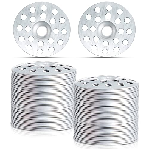 Dunzy 200 Pcs 1 Inch Plaster Washers Zinc Washer for Wall Ceiling Repair
