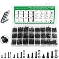 860Pcs M2-M5 Metric Screws, 12.9 Alloy Steel Hex Bolts & Nuts Kit - size: M2 M3 M4 M5 860pcs 3
