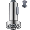 Angle Simple Kitchen Faucet Head Replacement, Sink Sprayer, Brushed Nickel - color: Brushed Nickel