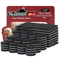 Yelanon Felt Furniture Pads for Hardwood Floors -80 Pcs Premium Felt Pads for Chair Legs, Floor Protectors for Furniture, Black - size: 80 pcs Black