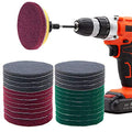 4 Inch 26 PCS Scouring Pads Drill Brush Power Scrubber Cleaning Kit - size: 4 Inch 26 Pieces