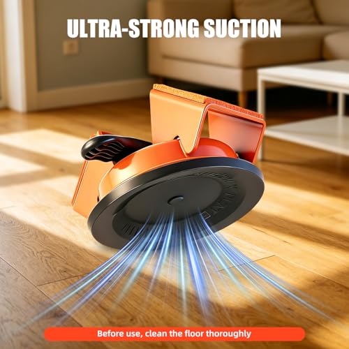 Floor Gap Fixer Tool Kit (4 in 1) – Heavy Duty 45° Striking Surface Floor Gap Repair Tool with Hammer, Crevice Cleaning Tool, 5Pcs Sticky Pads, Iron & Enhanced Suction Cup for Laminate/Vinyl Flooring