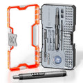 ANVANNA 120-IN-1 Mini Electric Screwdriver Set is a comprehensive electric precision tool kit designed for electronics repair and assembly tasks - style: Max Grey