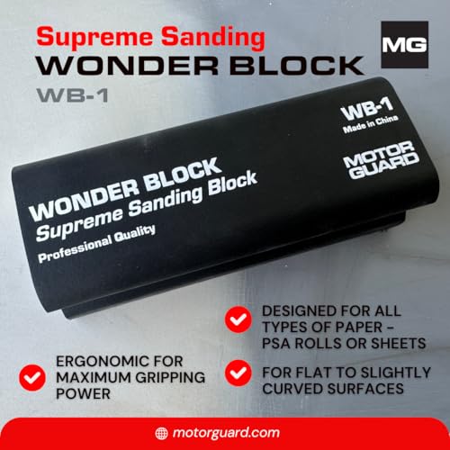 Motor Guard - Block Sanding Wonder Bar (WB1),One Size - style: Wonder Block