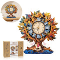 3D Wooden Puzzles for Adults-Tree of Life Clock Puzzle-Adult Craft - color: Tree of Life Clock