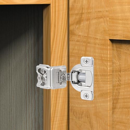 Soft Close Cabinet Hinges for Kitchen, 1-1/2” Overlay, 4 Pack - size: 1-1/2 Inch Overlay