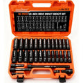 32-Piece 1/2" Drive Impact Socket Set - Metric (10mm–24mm) and SAE (3/8"–1") Deep Socket Set with Extension Bar, Swivel Socket, Adapter, CR-V Steel for Auto Repair - color: 32 Pcs 1/2" Orange