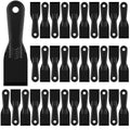 40 Pcs Plastic Putty Knife Bulk, 2 Inch Flexible Paint Scraper Tool Black Flexible Putty Knife Scraper for Repairing Walls, Caulking, Plastering, Removing Wallpaper, Repairing Drywall (7.1"x2")