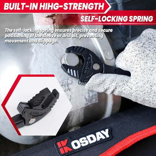 4-Piece Self Adjusting Wrench, Self-setting Spanner with Automatic Continuous Gripping for 1/4"-3/4" (7-19mm) Pipe Fittings Nuts and Bolts