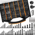 4071Pcs M2 M3 M4 M5 Nuts and Bolts Assortment Kit, 39 Size Metric Screw Assortment 4MM to 30MM Hex Socket & Flat Head Machine Screws w/Portable Box and Hex Drill Bits, Galvanized Rustproof - size: J. M2 M3 M4 M5