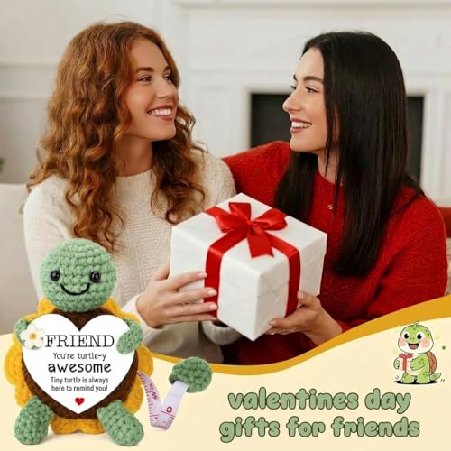 Xinezaa Crochet Turtle 60 in Retractable Tape Measure - style: friend