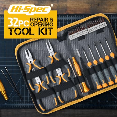 Hi-Spec Electronics Repair & Opening Tool Kit for Laptops Phones Devices - size: 32pcs