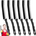 Crevice Cleaning Brush Set, Hard Bristle Gap Cleaning Tool, Ultra-Fine Nylon Deep Scrub Brushes for Window Tracks, Bathroom Grout, Sliding Doors & Sink Detailing,6-Pack