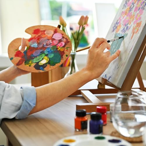 PATIKIL 12"x16" Wooden Paint Palette Wood Painting Color Mixing Square 2Pcs - size: 12" x 16"