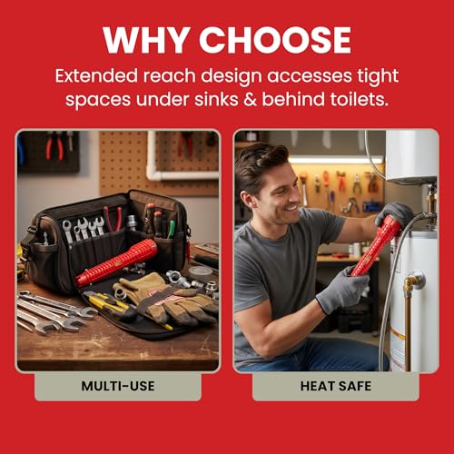 Faucet and Sink Wrench Tool - Multi-Function Basin Wrench - Plumbing Installation Tool for Tight Spaces - Kitchen Bathroom Sink Faucet Installer - Under Sink Wrench Set - Plumber Tools (8-in-1 Kit)