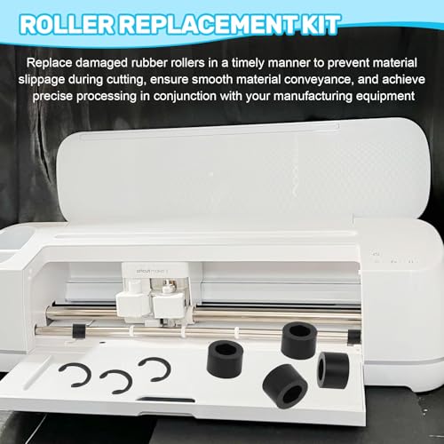 Rubber Roller Replacement Set for Cricut Maker, Pack of 27