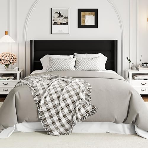 Allewie Queen Size Lift Up Hydraulic Storage Bed Frame Black - color: Black, size: Queen, style: Modern