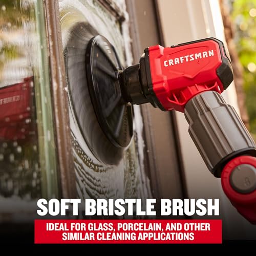 CRAFTSMAN Power Scrubber Bristle Brush Set for V20 Cordless 2-in-1 Power Scrubber (CMCPSMHB) - style: 3 Scrubber Bristle Brushes Set
