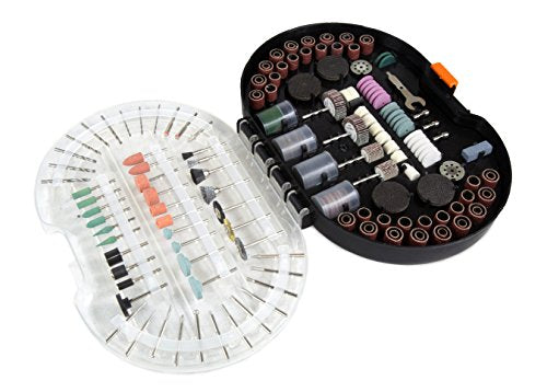 WEN 230327A 327-Piece Rotary Tool Accessory Kit with Carrying Case - size: 327 Pieces