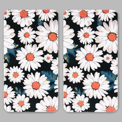 qianshan 40Pcs Empty Half Pans Watercolor Tin Palette with Magnetic Stripe - color: Daisy