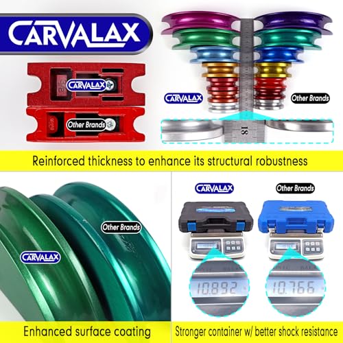 CARVALAX Blue Pipe Tube Bender Set, Reverse Adapters, for 1/4” to 7/8” O.D