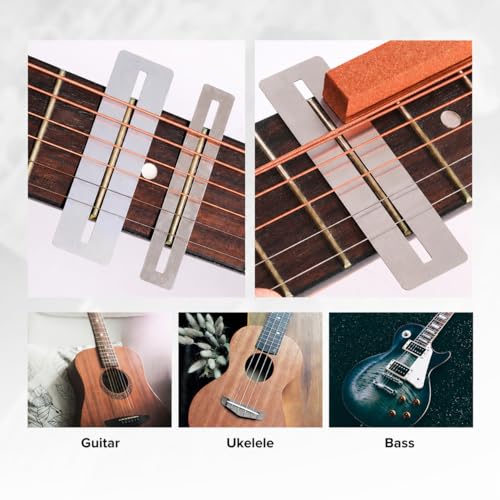 MIFOGE 45Pcs Guitar Repairing Maintenance Tool Kit with Carry Bag