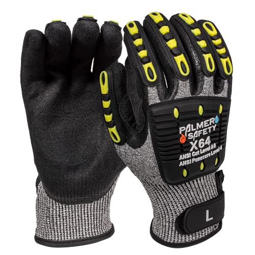 ATERET General Utility Work Gloves, Cut & Impact Protection, Lightweight & Breathable, All-Purpose Performance Fit, Durable - size: 2X-Large (Pack of 1)