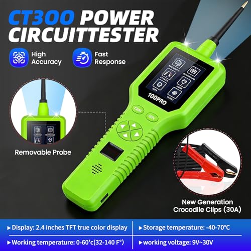 P100Pro Power Circuit Probe Tester, Automotive Relay Tester - color: P100Pro